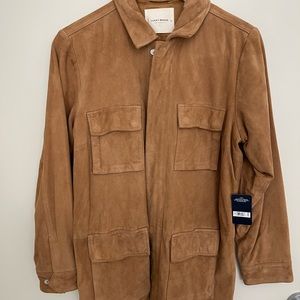 NWT/ Lucky Brand Suede Coat